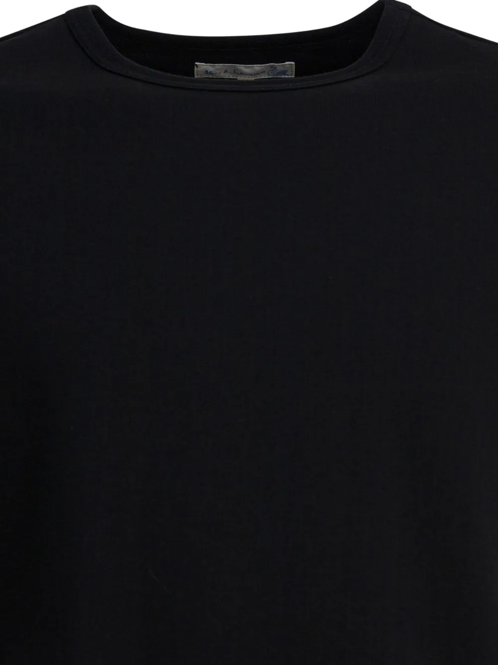  Merz B. Schwanen T Shirt Mit Rundem Ausschnitt   Schwarz 