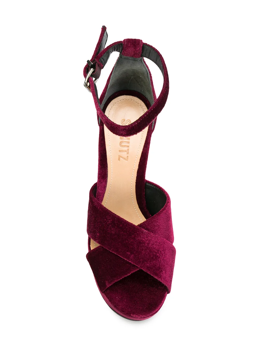 Schutz sandalias con cuÃ±a - Rojo - Schutz | Mystilo