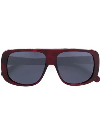 con cuadrada Mccartney de Stella gafas sol Eyewear montura 0Xw0Aq4