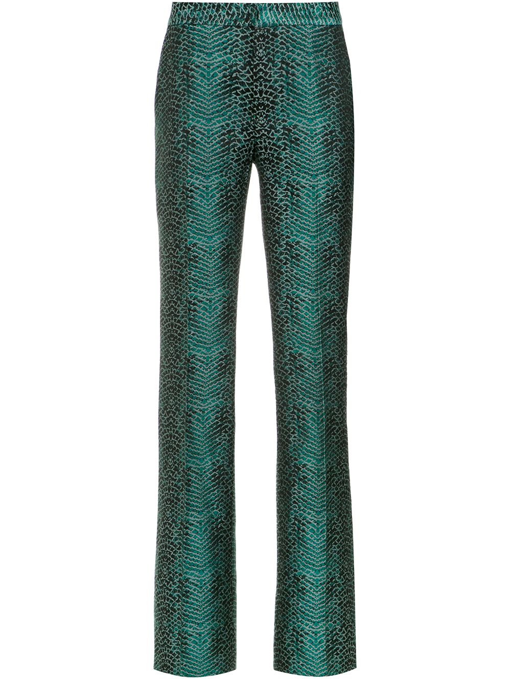 фото Tufi Duek snakeskin print flared trousers