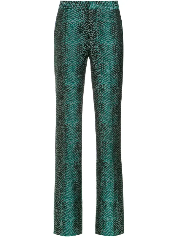 flared pants slangenprint