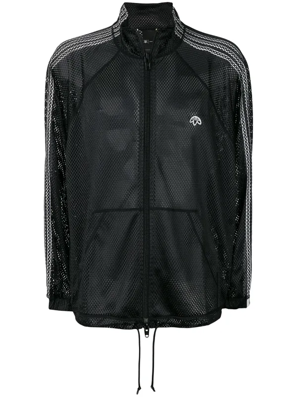 adidas mesh jacket black