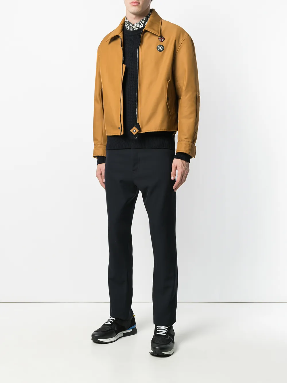 Lanvin classic slim trousers Blauw