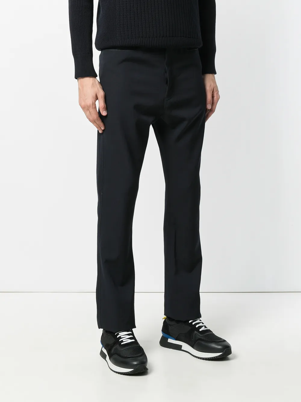 Lanvin classic slim trousers Blauw