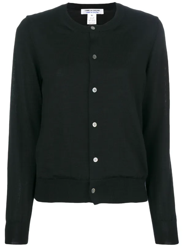 long buttoned cardigan