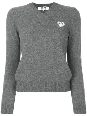 Comme Des Garçons Play Vネック プルオーバー 通販 - FARFETCH