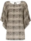 Amir Slama silk beach dress - Neutrals