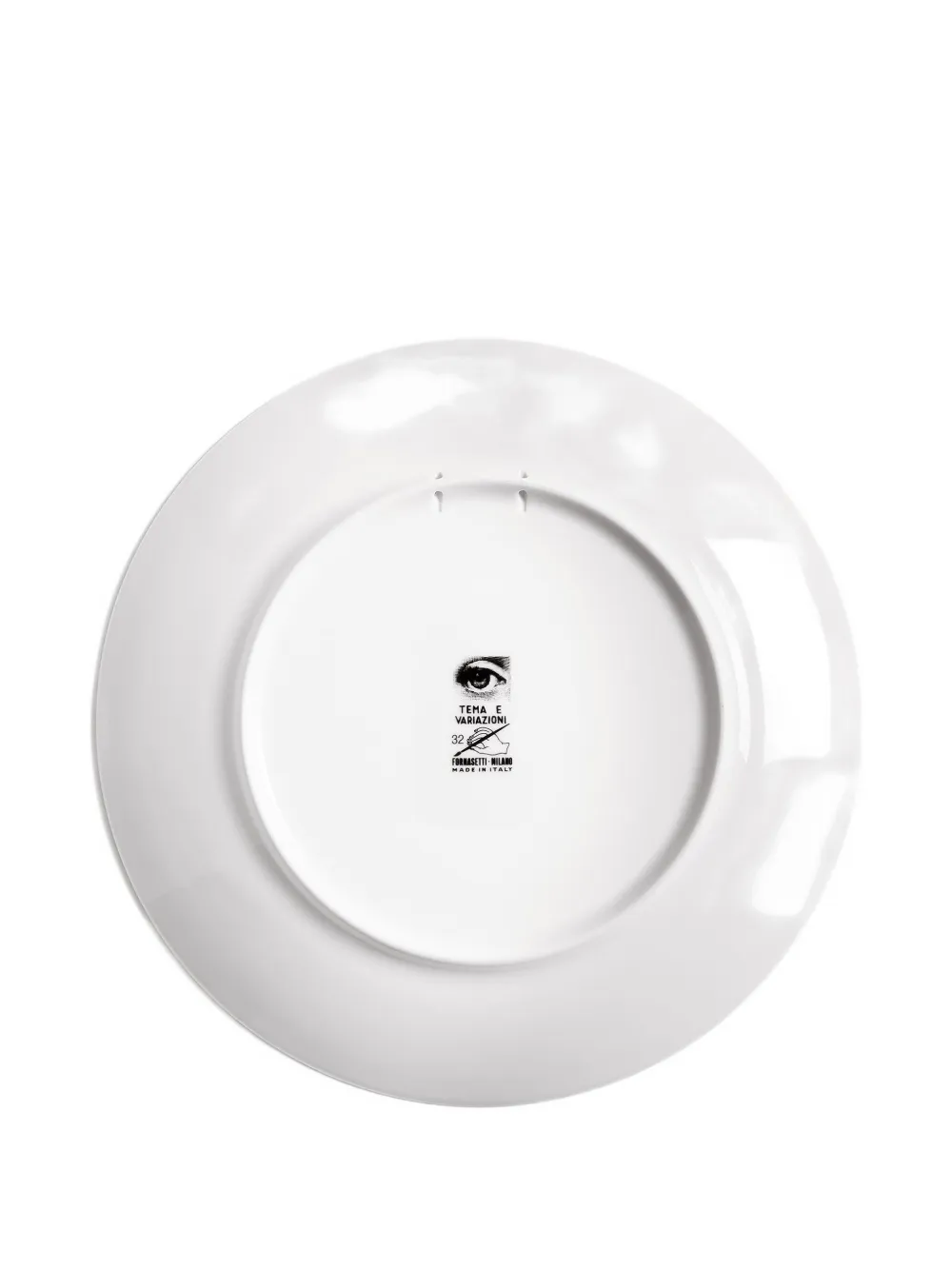 Fornasetti Tema e Variazioni wall plate | Metallic | Image 1