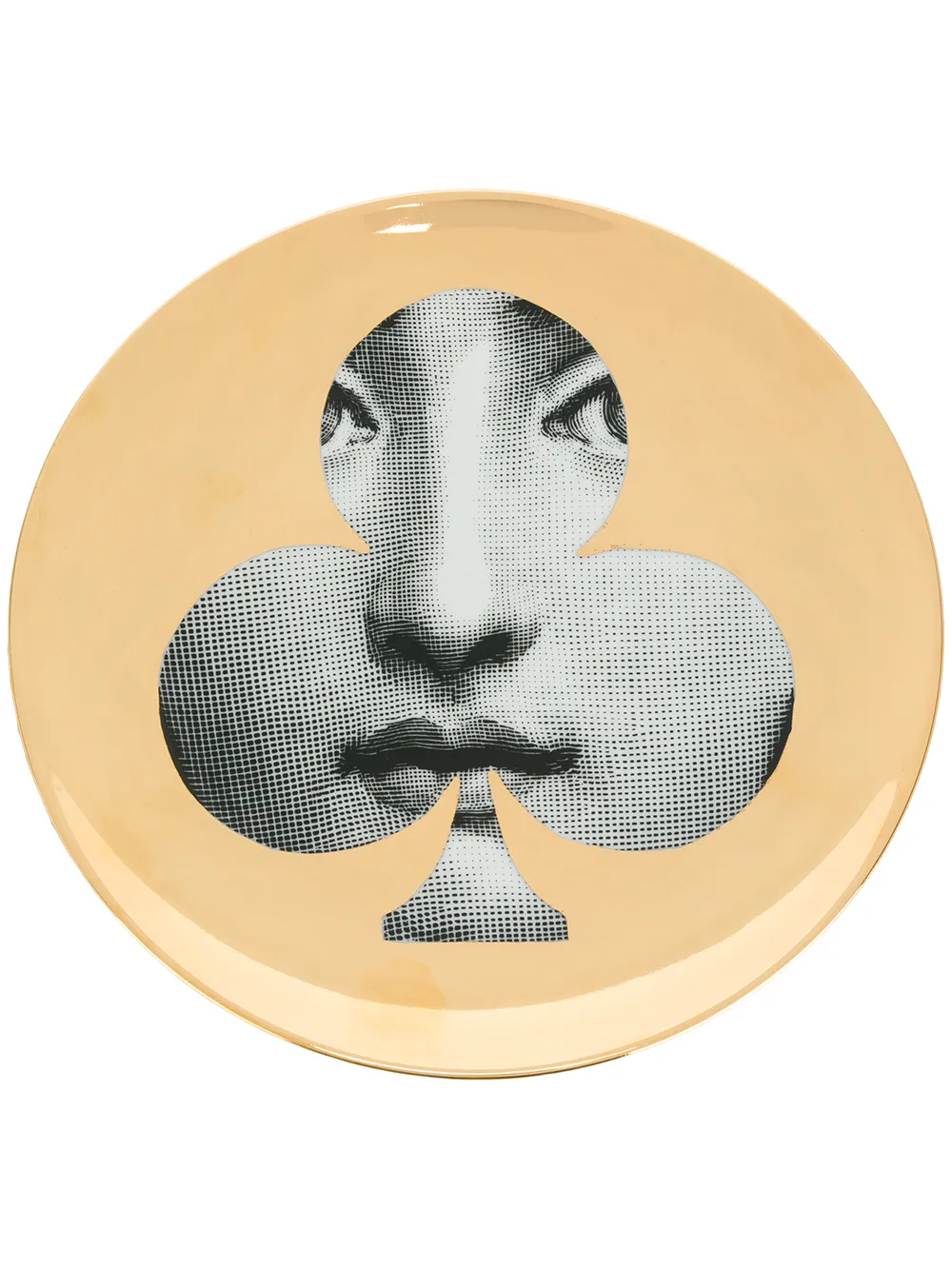 Fornasetti face print plate | metalizado | Image 1
