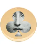 Fornasetti face print plate - Metallic