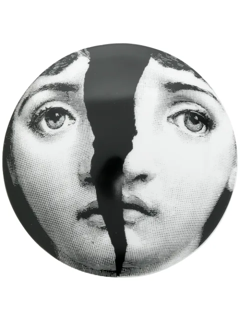 Fornasetti face-print ceramic plate