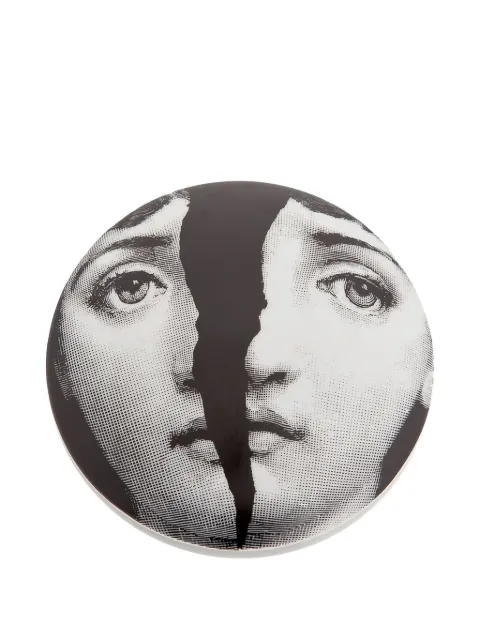 Fornasetti face-print ceramic plate