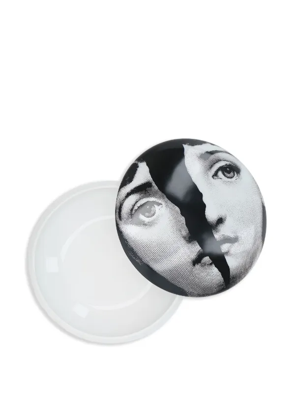 Fornasetti Tema e Variazioni N.10 Trinket Box (10cm) | Black