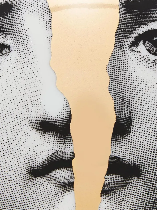 フォルナセッティー  両面プリント　45サイズ　シリアス　ビー Fornasetti フェイスプリント ボウル | ブラック | FARFETCH JP