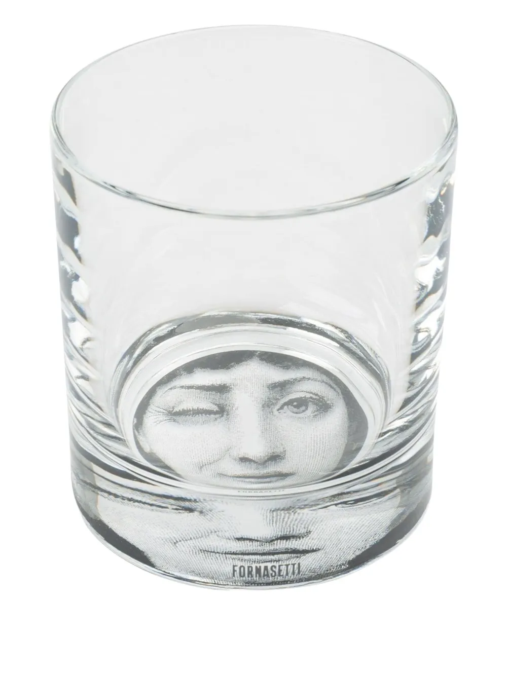 Fornasetti face print tumblers (set of 6) | Glassware | Image 2