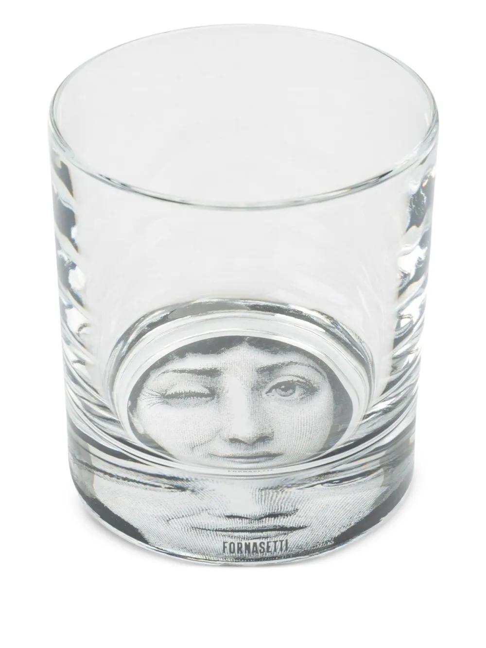 Fornasetti face print tumblers (set of 6) | Glassware | Image 2