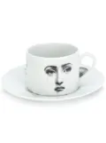 Fornasetti face print tea cup - Black