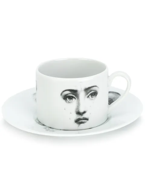 Fornasetti ensemble à thé imprimé