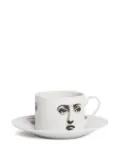 Fornasetti face print tea cup - Black