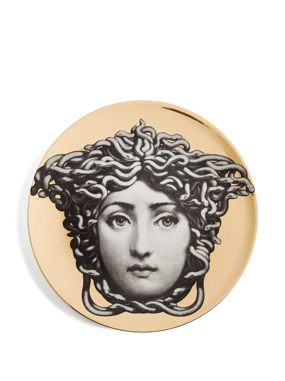 Fornasetti Tema e Variazioni N. 217 wall plate | Metallic | Image 1