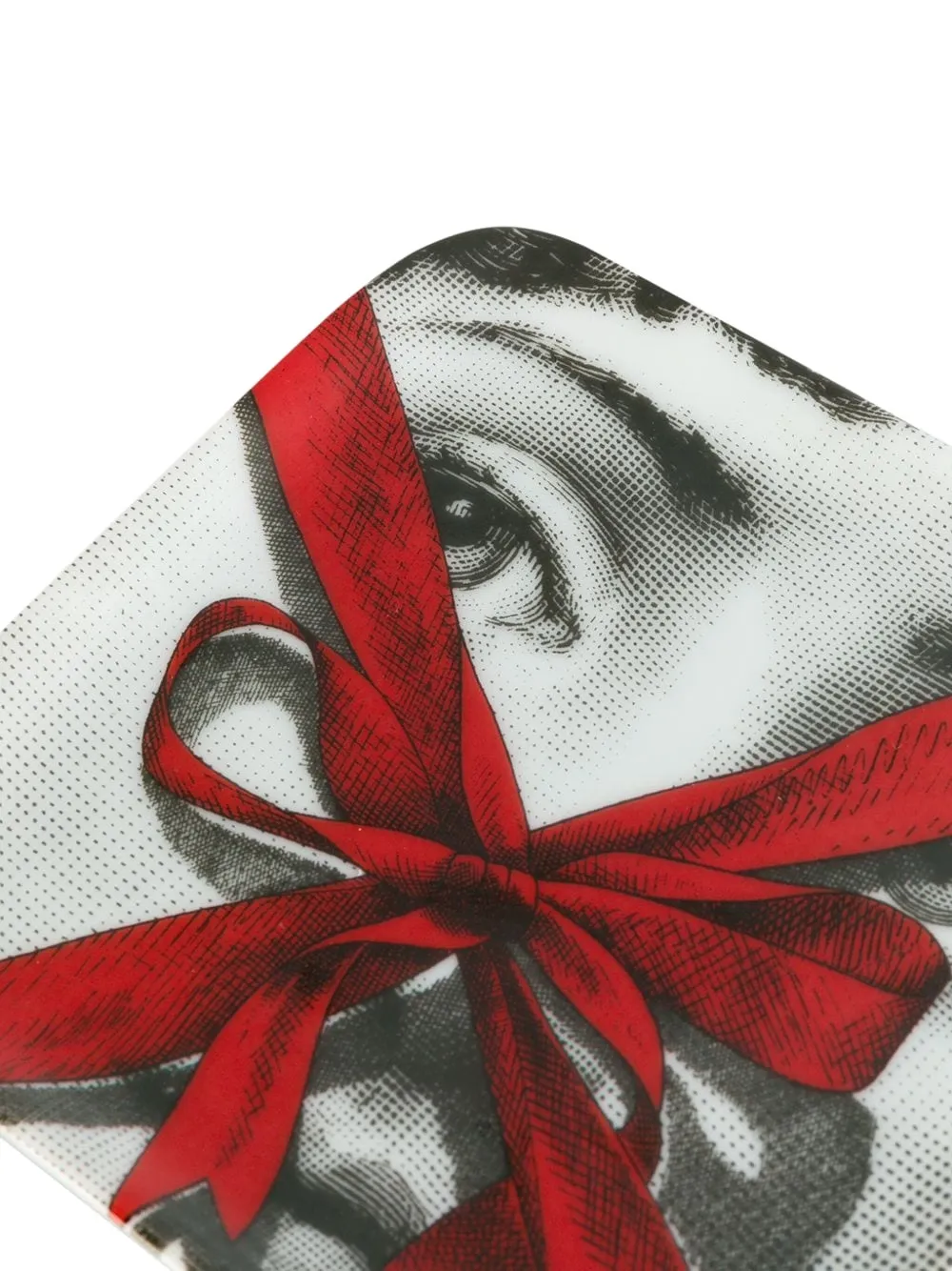 Fornasetti face print square plate | Casa | Image 4