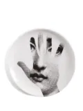 Fornasetti hand face print coaster - White