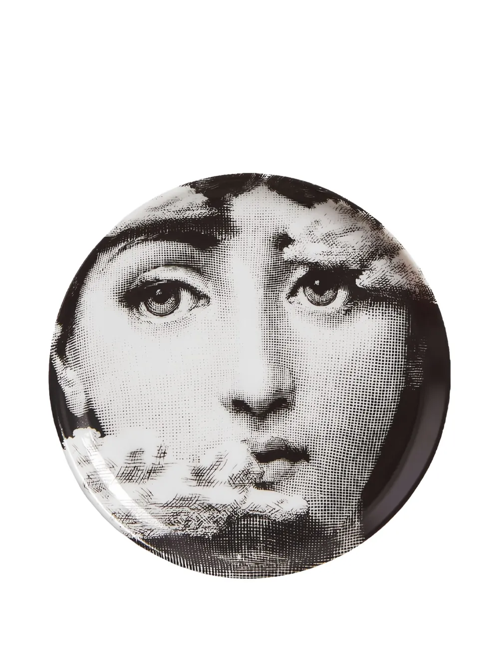 Fornasetti Tema e Variazioni 139 coaster | Black | Image 1