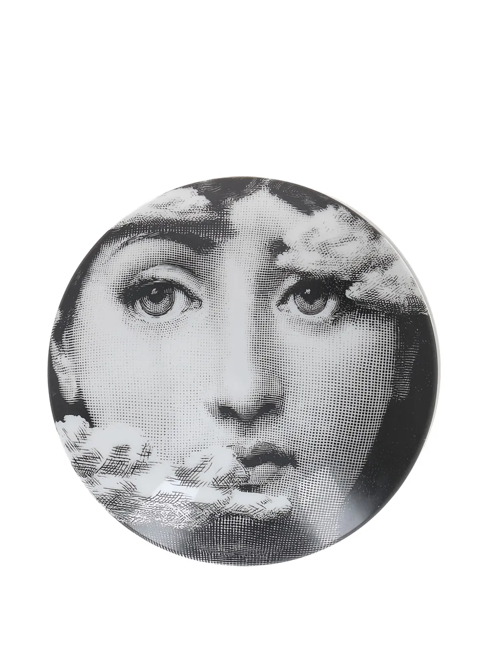 Fornasetti Bord met gezichtsprint | Wit | Image 1