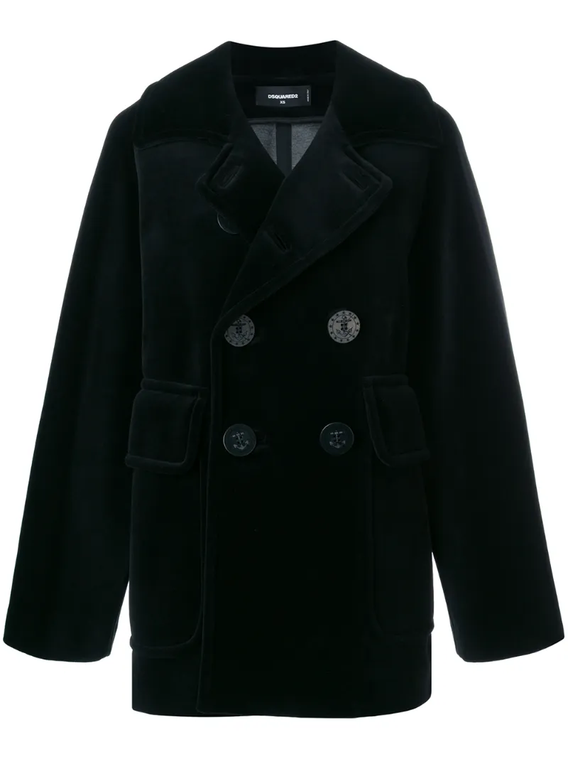бархатный бушлат Dsquared2