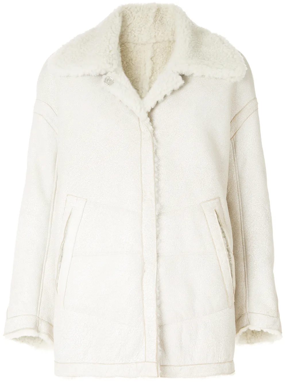 Sylvie Schimmel Forever shearling jacket | Neutrals | Image 1
