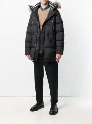 burberry padded coat