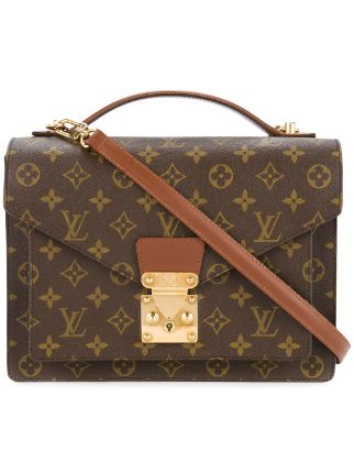 Louis Vuitton Monceau Leather Handbag