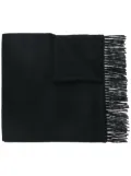 N.Peal large woven scarf - Black