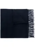 N.Peal large woven scarf - Blue