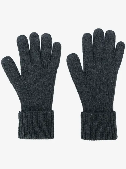 N.Peal ribbed gloves
