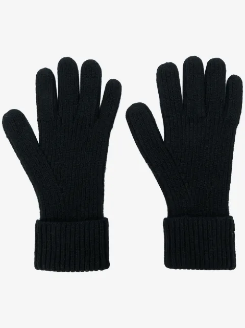 N.Peal ribbed gloves