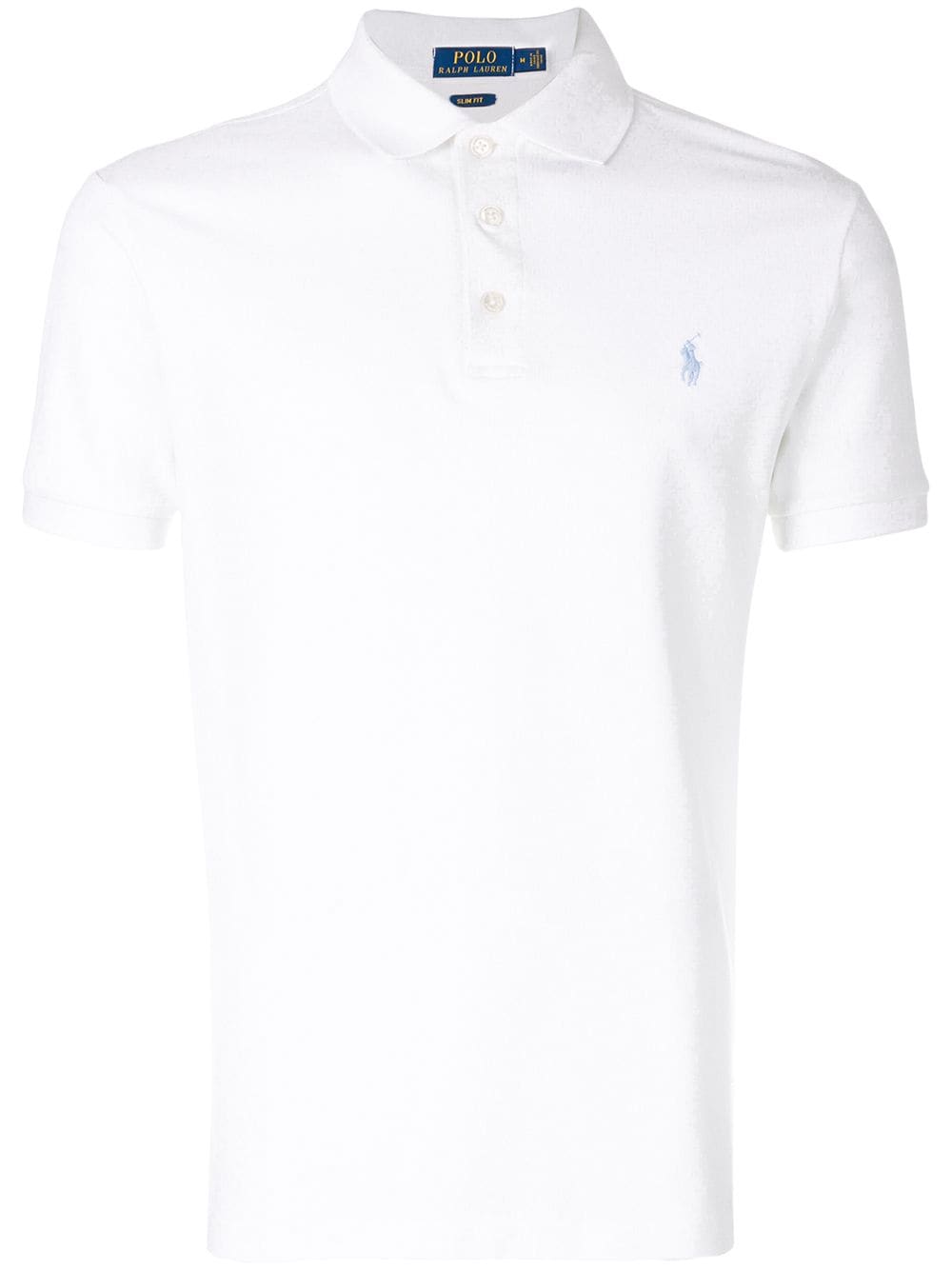 Shop Polo Ralph Lauren Slim Fit Polo Shirt In White