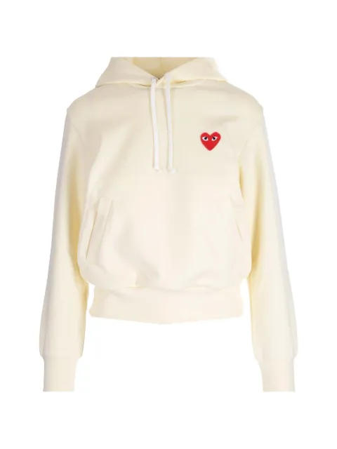 Comme Des Garçons Play heart-patch long-sleeve hoodie