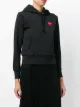 Comme Des Garçons Play كنزة بشعار وغطاء رأس