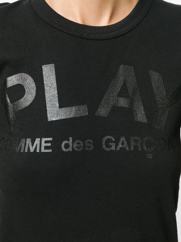 Comme Des Garçons Play ロゴプリント Tシャツ 通販 - FARFETCH