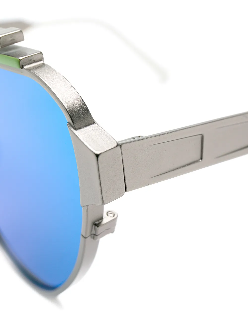  Irresistor Biker Geometric Frame Sunglasses - Metallic 