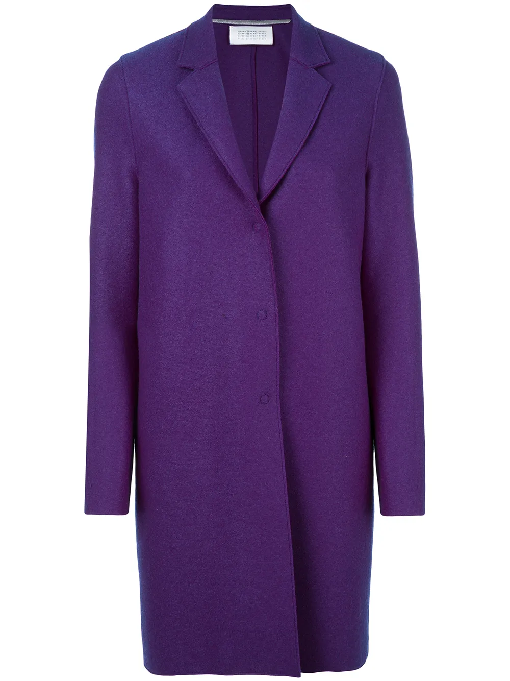 

Harris Wharf London concealed single-breasted coat - Morado