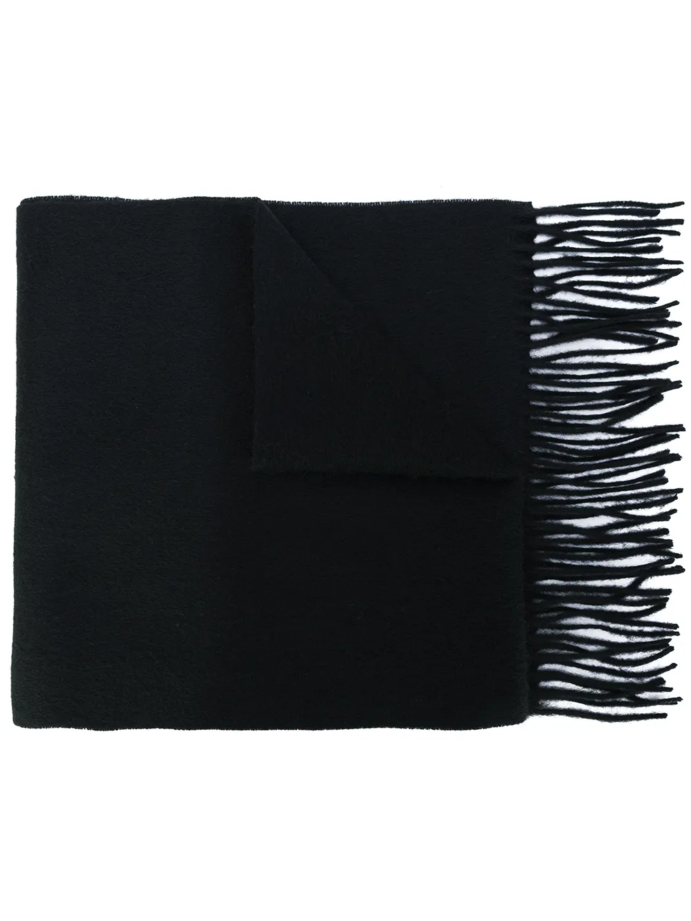Carhartt WIP fringed knitted scarf | Black | Image 1