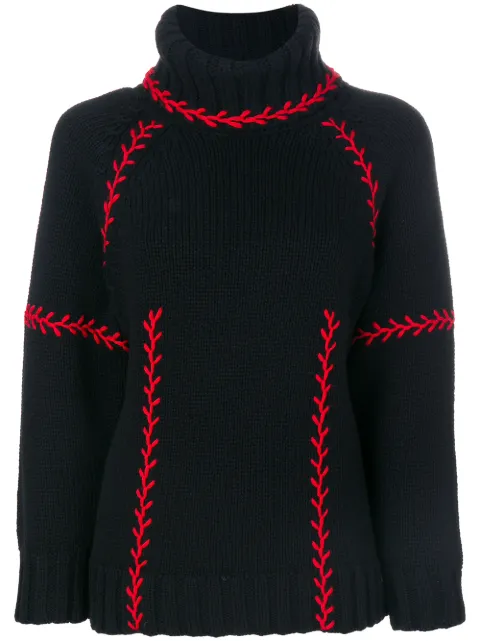 Alexander McQueen chunky turtle neck jumper