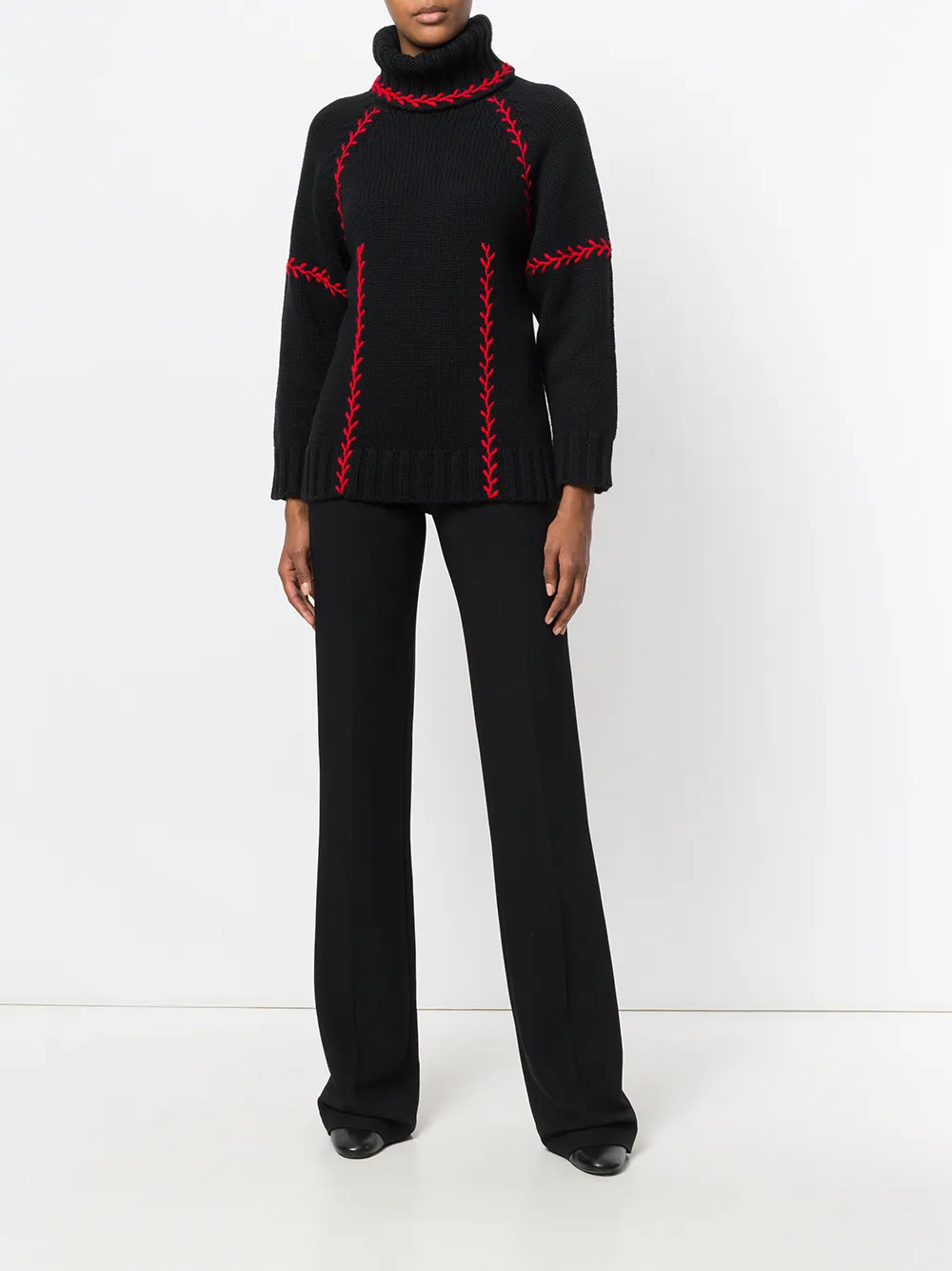 Alexander McQueen chunky turtle neck jumper | Knitted Sweaters | Image 2