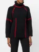 Alexander McQueen jersey de punto grueso con cuello alto