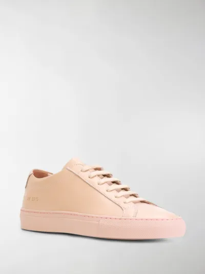 common projects pink sneakers