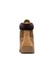 Off-White X Timberland velvet camel boots