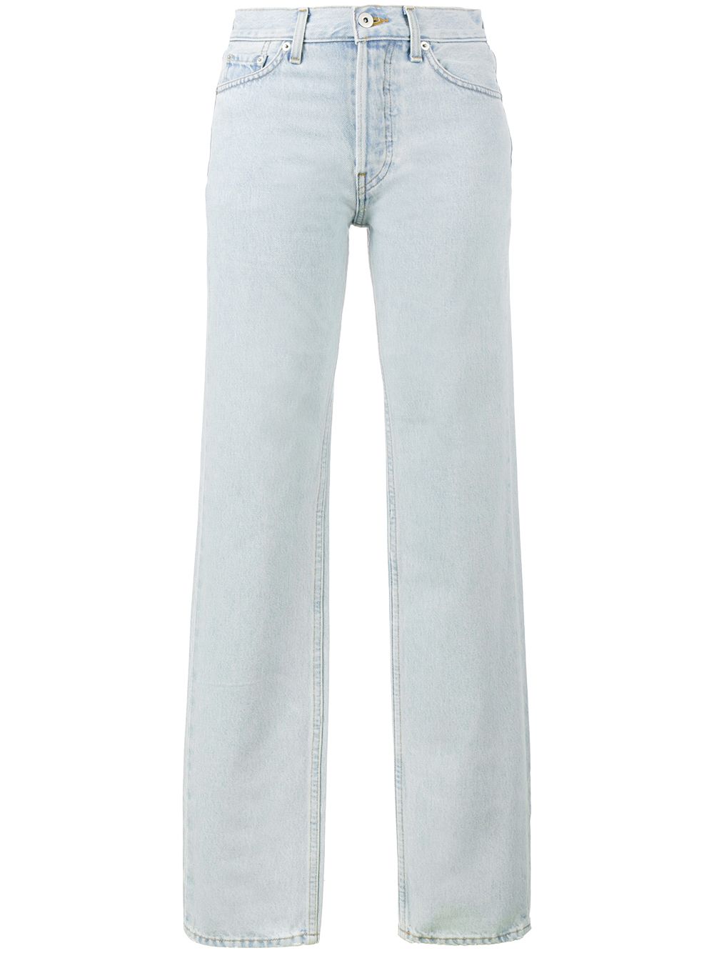 Yeezy mid rise straight jeans $191 