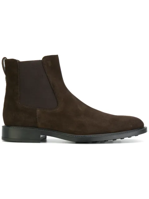 Click to view more detailed imagery on our partner's website Tod's Brown Suede Ankle Boots